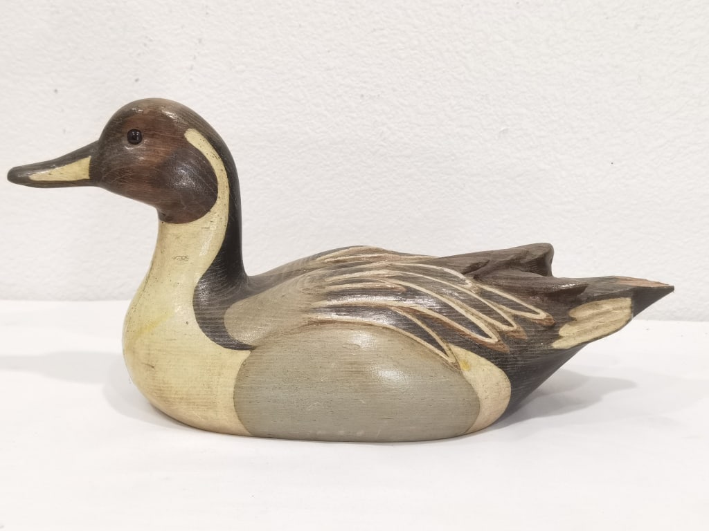1983 Dale Jordan Painted Wood Pintail Drake Decoy (1 of 6)