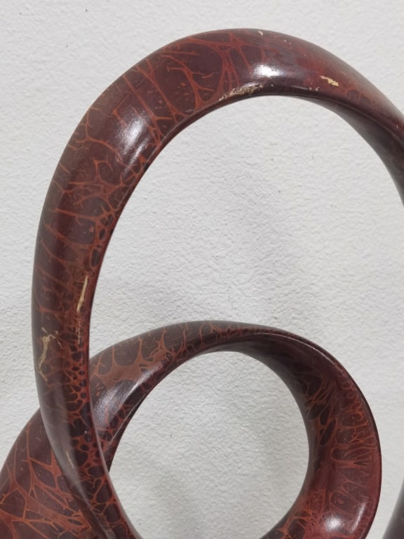Large 20th C. Abstract Loop Sculpture - 4