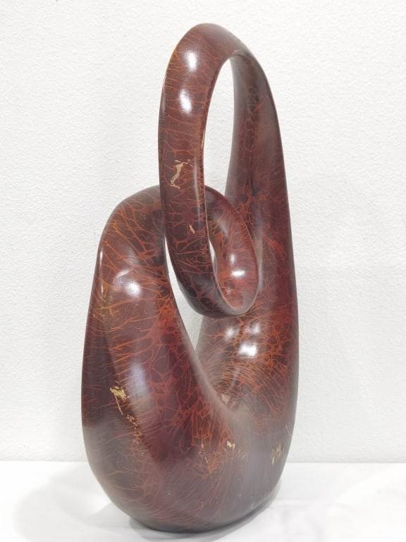 Large 20th C. Abstract Loop Sculpture - 5