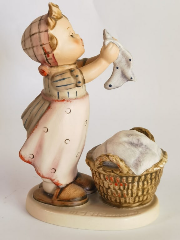 Goebel Hummel Porcelain "Wash Day" Figurine (1 of 3)