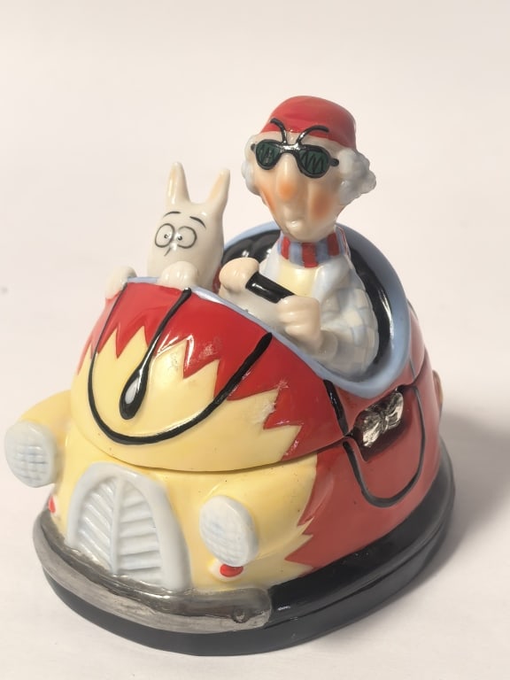 J. Wagner Maxine Shoebox Bumper Car Grandma Box: J. Wagner Maxine Shoebox Bumper Car Grandma Box, 3 1/8in by 3 1/8in by 2 1/8in