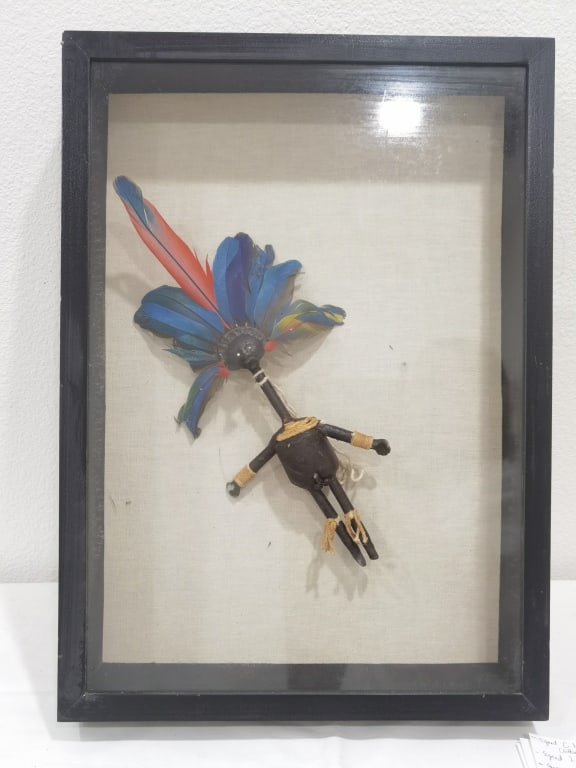 Old Brazilian Topu Tapirape Lightning Spirit Figur (1 of 4)