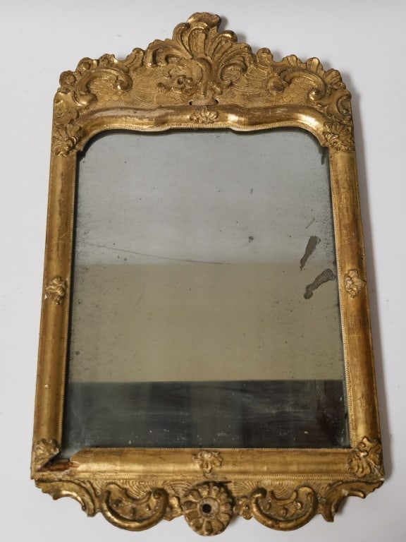Vintage French Louis XV Style Giltwood Pier Mirror (1 of 6)