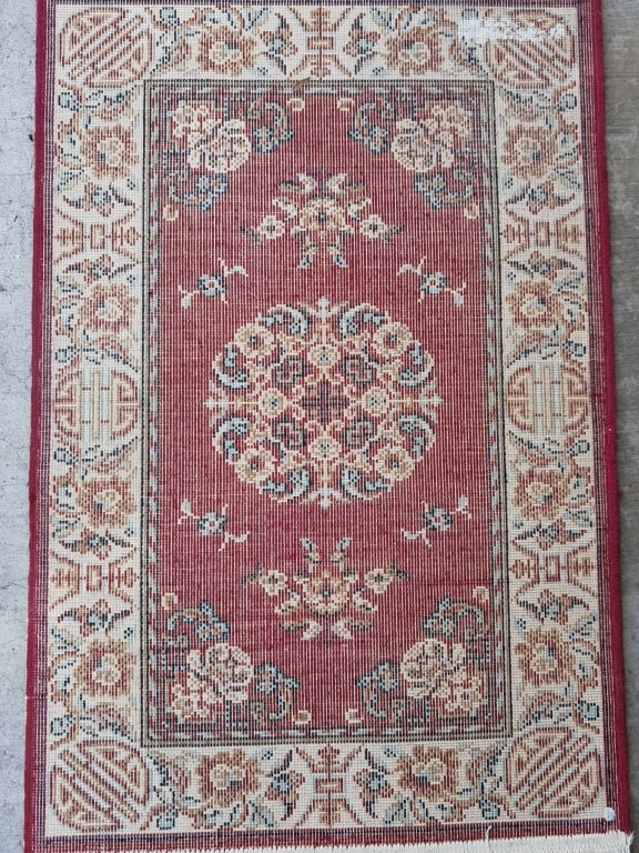 Chinese Patterned Small Rug - 5