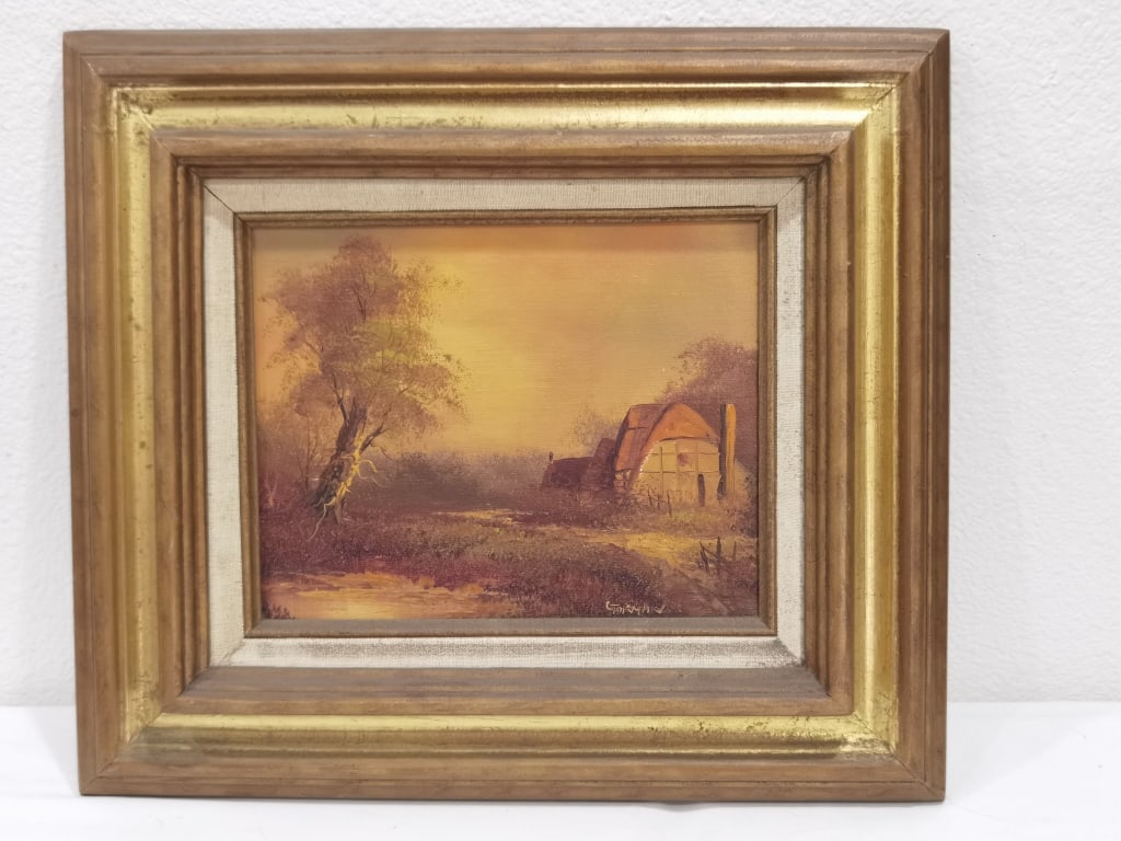 C. Forman Landscape Oil Painting on Canvas (1 of 5)