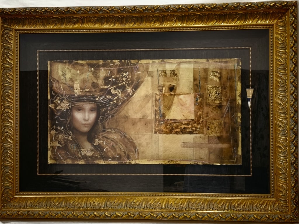 Csaba Markus "Lady of Alexandria" Artist Proof Ser: Csaba Markus "Lady of Alexandria" Artist Proof Serigraph, AP 26, 51in by 36in by 4in