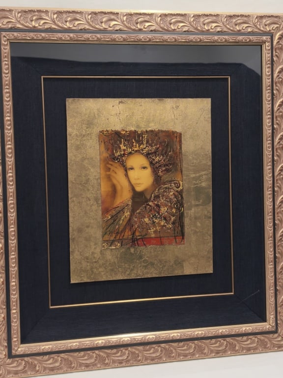 Limited Ed. Csaba Markus "Woman of Spring" Caldogr: Limited Ed. Csaba Markus "Woman of Spring" Caldograph, 169/225, 28in by 26in