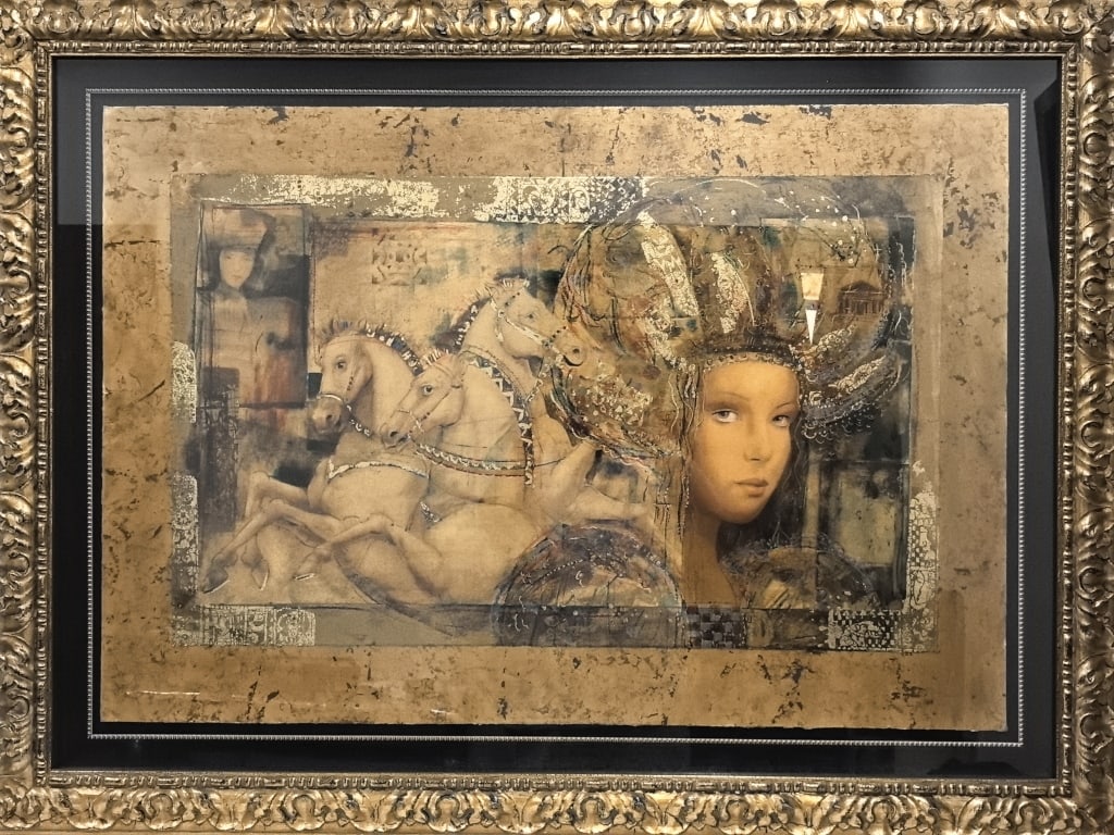 Limited Ed. Csaba Markus "Horses of Carthage" Seri: Limited Ed. Csaba Markus "Horses of Carthage" Serigraph, 22/388, 51in by 38in by 2.5in