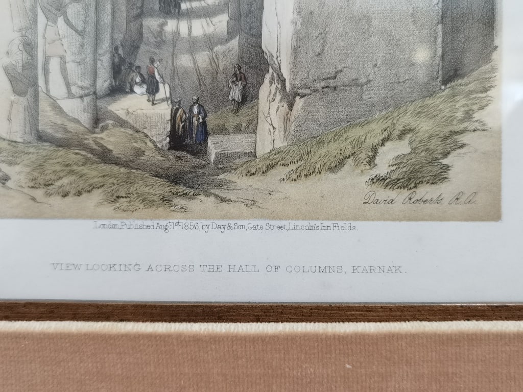 David Roberts "Karnak" Lithograph - 3