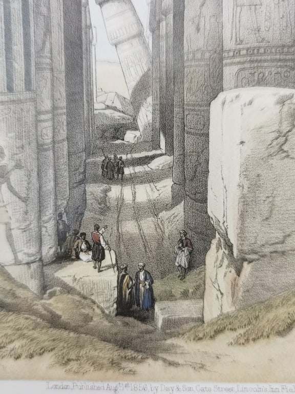 David Roberts "Karnak" Lithograph - 4