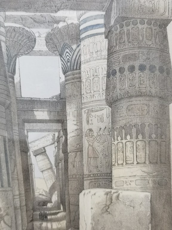 David Roberts "Karnak" Lithograph - 5