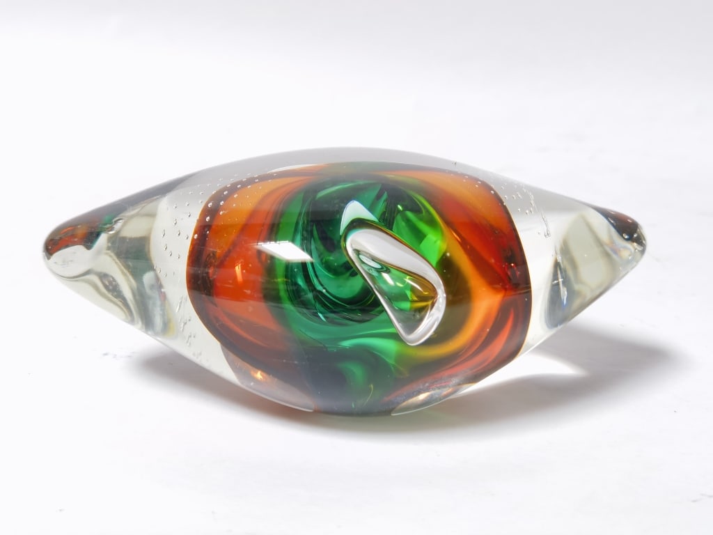 Jim Grant Studio Art Glass Paperweight (1 of 4)