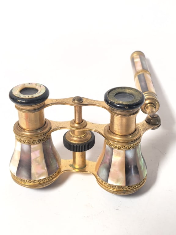 Antique French Mother-of-Pearl Opera Glasses (1 of 7)