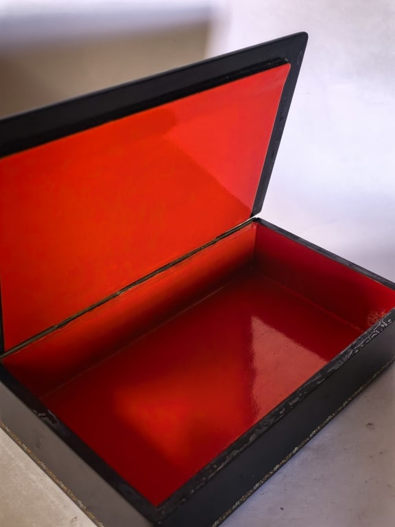 Signed Kholuy Russian Lacquer Box "Svyatogor" - 9