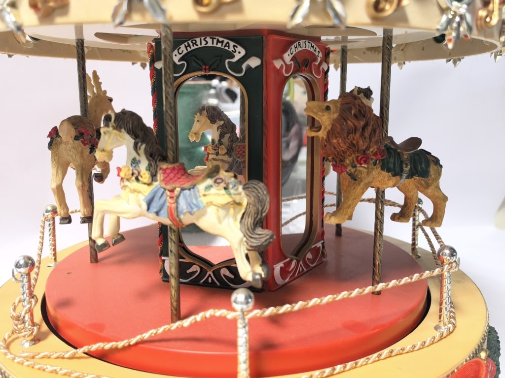 Vintage Animated Christmas Carousel - 6