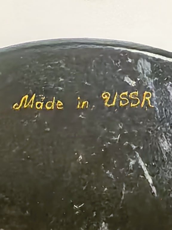 Signed Russian Lacquer Circular Box "The Spinner" - 8