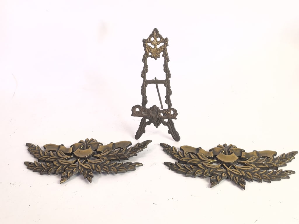 Group of French Empire Style Gilt Brass Hardware a (1 of 3)