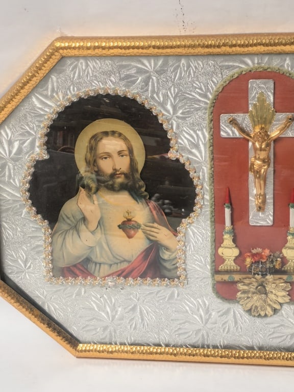 Catholic Devotional Shadow Box Shrine - 2