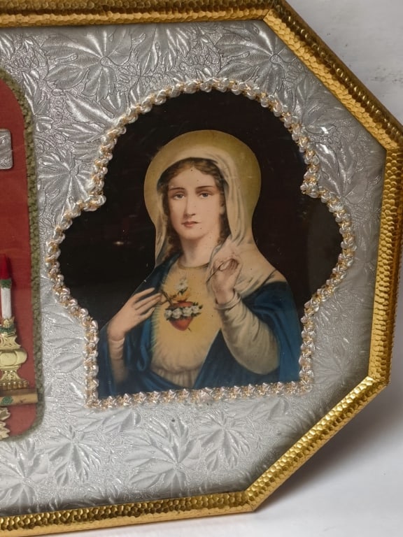 Catholic Devotional Shadow Box Shrine - 4