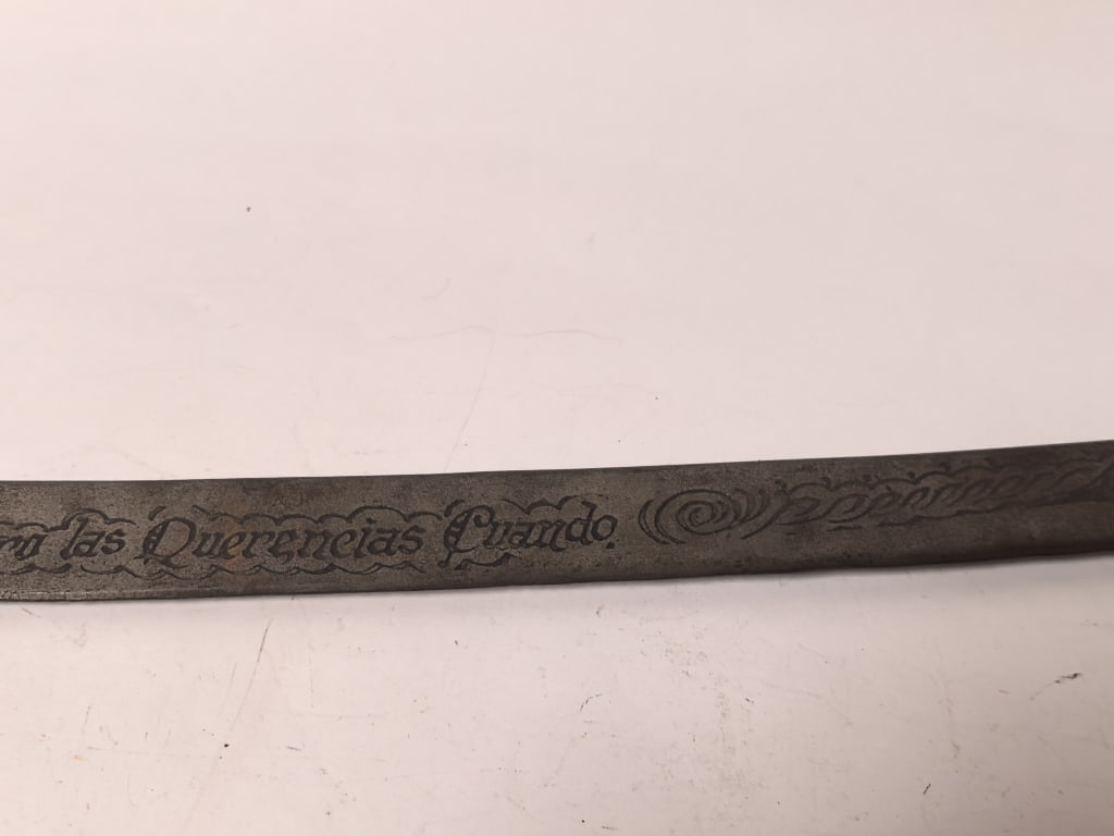 Vintage Mexican Machete Sword - 7