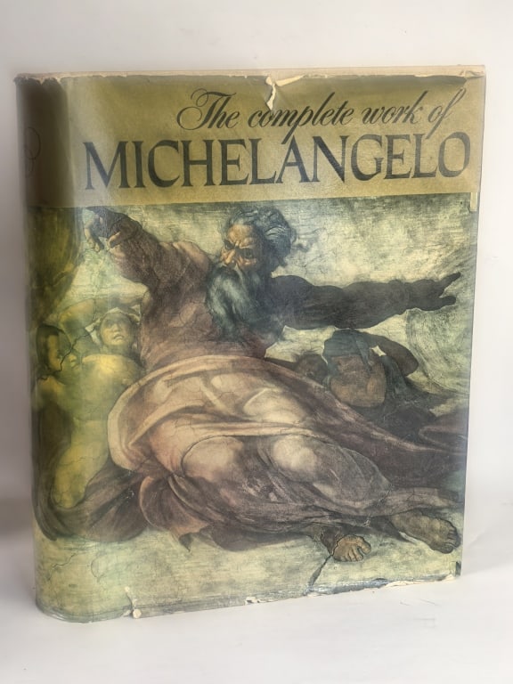 1967 The Complete Work of Michelangelo: 1967 The Complete Work of Michelangelo, 15in by 11.75in by 2.5in