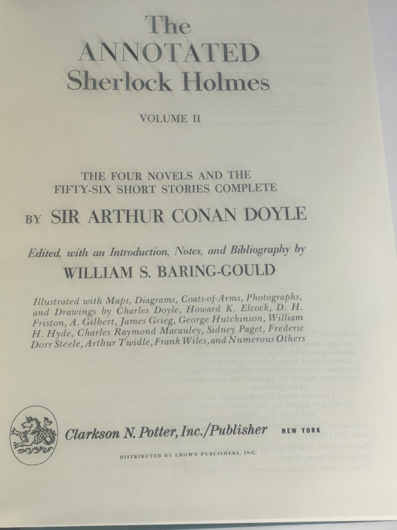1967 The Annotated Sherlock Holmes - 5