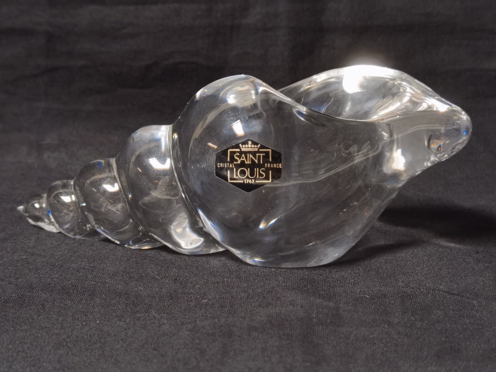 Saint Louis Crystal Conch Shell (1 of 5)