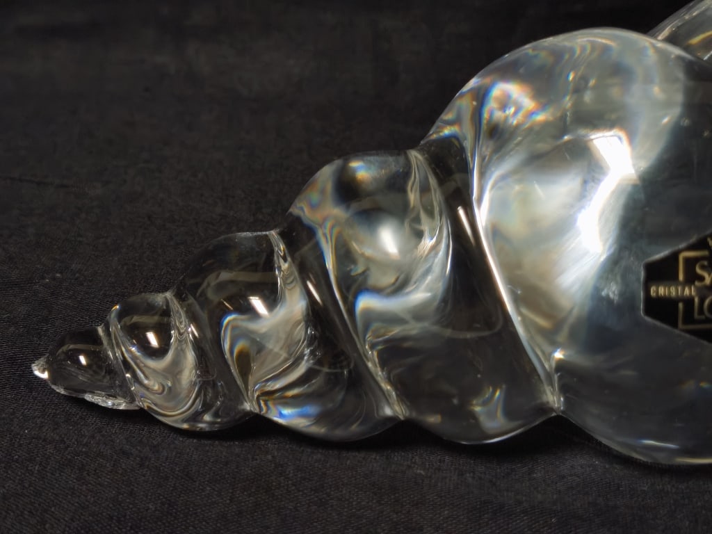 Saint Louis Crystal Conch Shell - 3