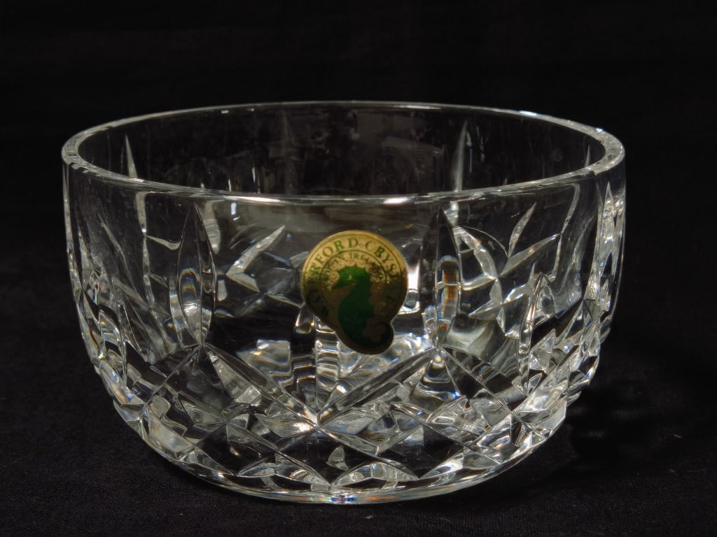 Vintage Waterford Crystal Lismore Bowl: Vintage Waterford Crystal Lismore Bowl, 4in