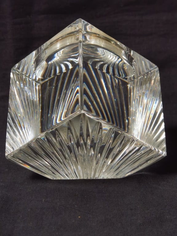 Vintage Waterford Crystal Cube Table Clock - 3