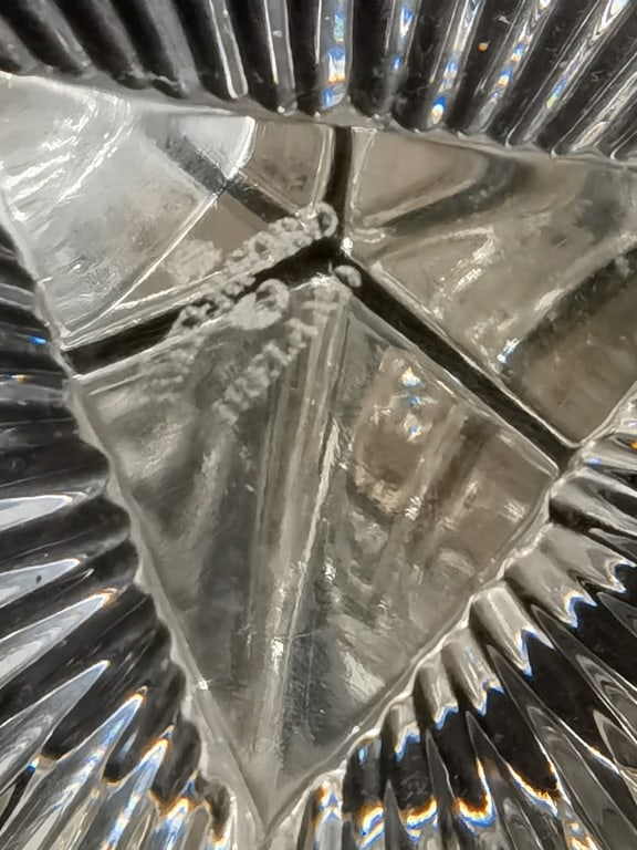 Vintage Waterford Crystal Cube Table Clock - 6