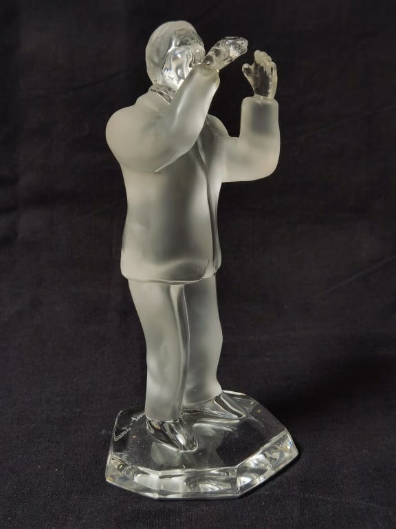Saint Louis Frosted Crystal Jazz Clarinet Player F (1 of 4)