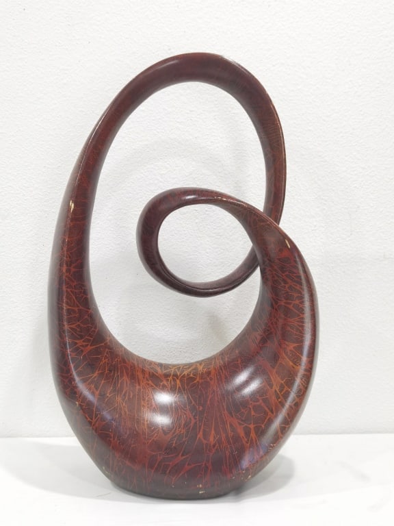 Large 20th C. Abstract Loop Sculpture (1 of 6)