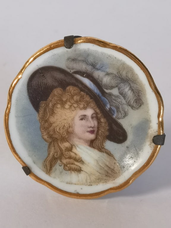 Limoges France Hand-Painted Porcelain Miniature Po (1 of 3)