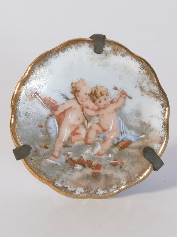 Limoges France Hand-Painted Porcelain Miniature Ch (1 of 3)