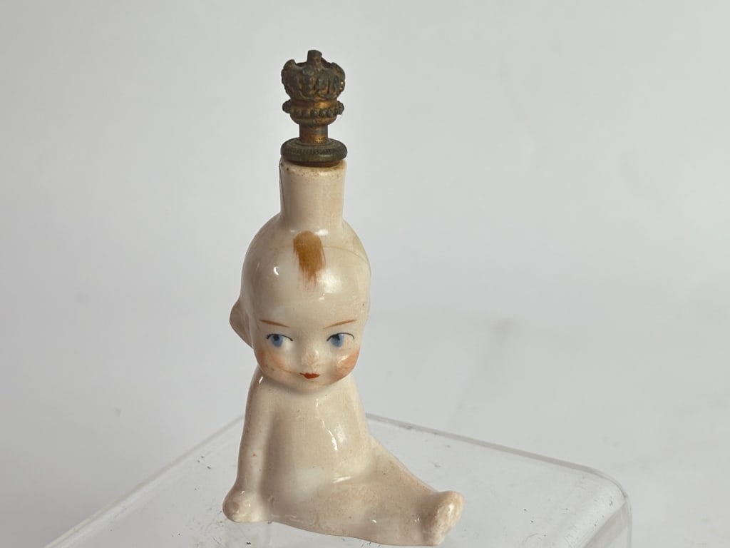 Antique German Porcelain "Kewpie" Style Novelty Bo (1 of 4)