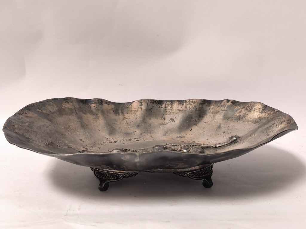 Antique Pairpoint Silver-Plated Metalwork Dish - 2