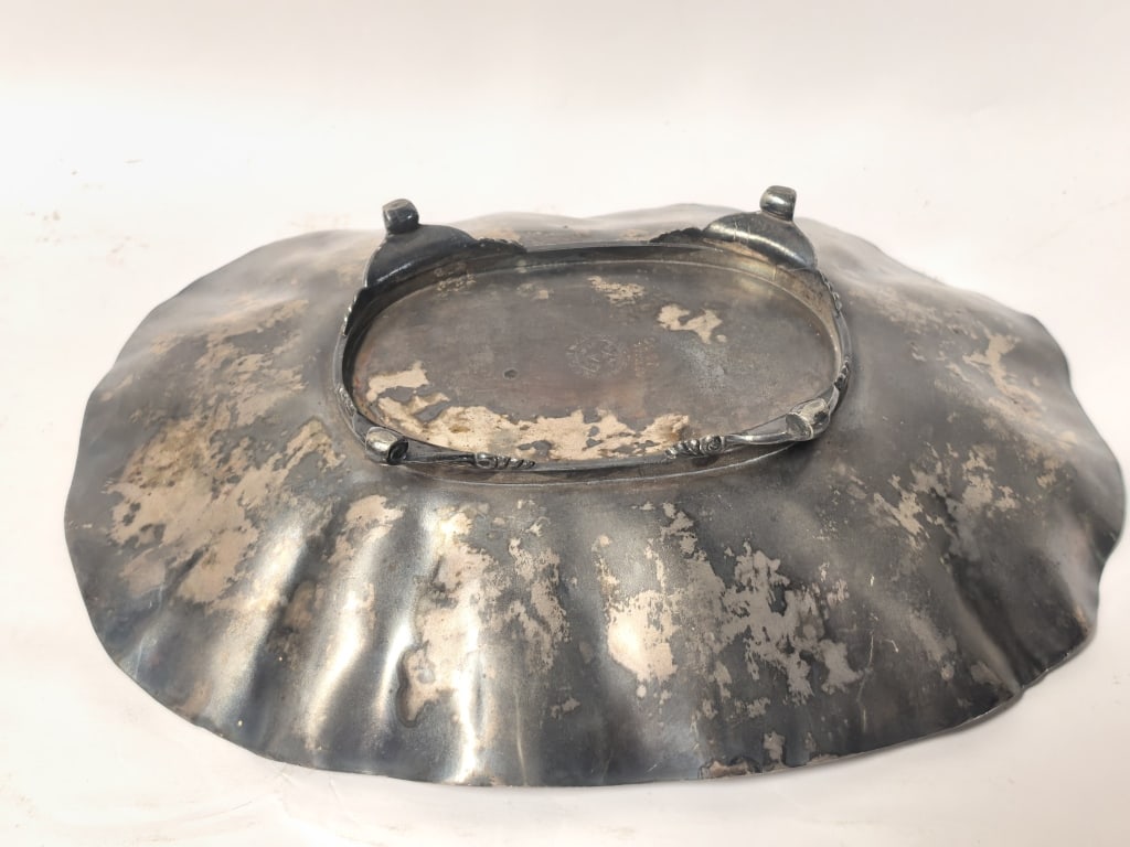 Antique Pairpoint Silver-Plated Metalwork Dish - 5