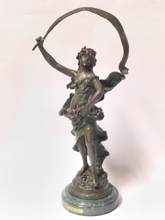 After Louis Moreau "Dance Des Echarpes" Bronze Scu (1 of 12)
