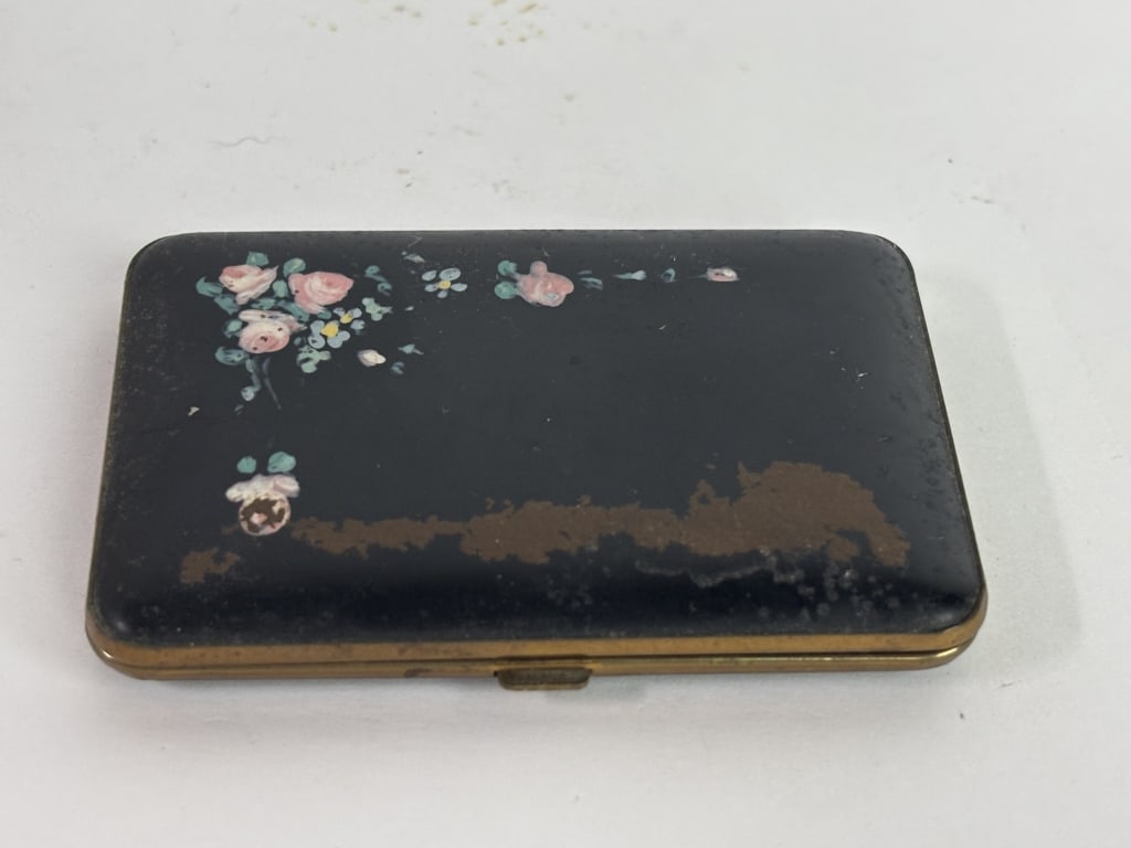 Vintage Champlevé Enamel Cigarette Case - 2