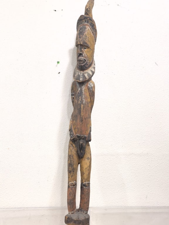 Vintage West African Wood Carved Ancestor Figure (1 of 5)