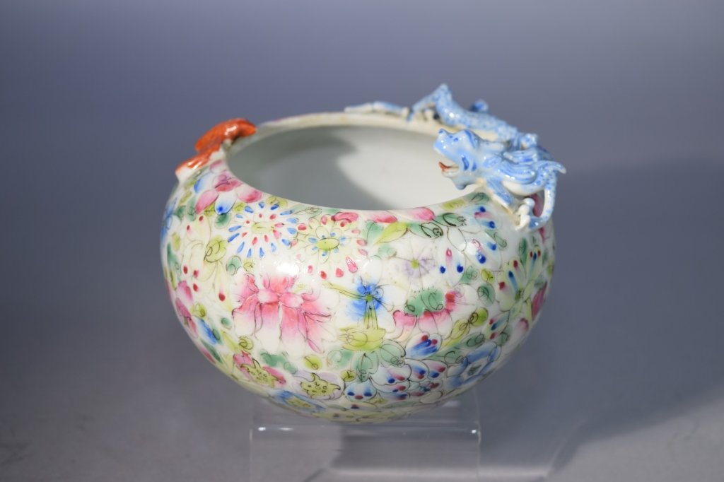 Republic Chinese Famille Rose Brush Washer (1 of 5)