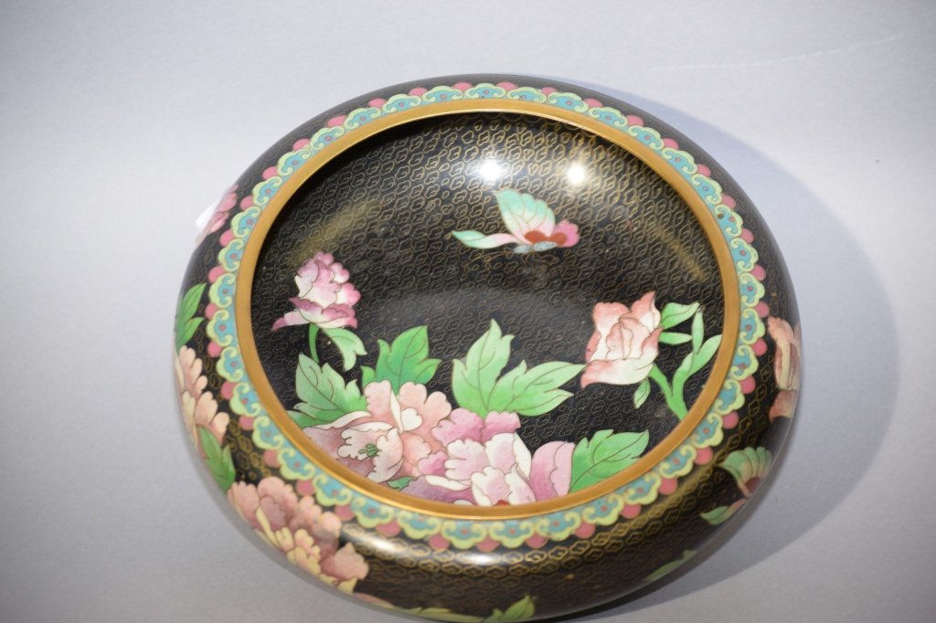 Chinese Cloisonne Brush Washer (1 of 3)