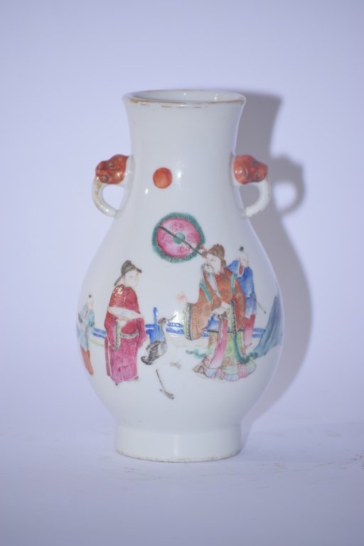19th C. Chinese Famille Rose Vase (1 of 7)