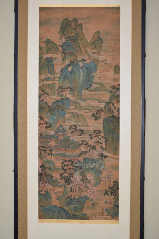 19th C. Chinese Watercolor after Chou Ying's Style (1 of 5)