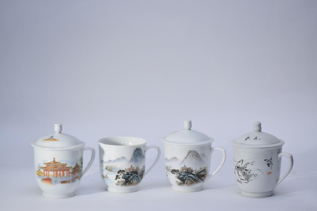 Four 1960s Chinese Covered Mugs (1 of 6)