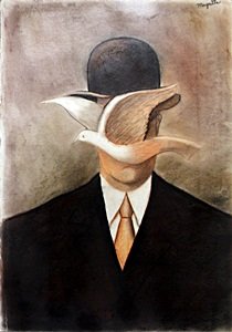 The Face - Pastel on Paper - Rene Magritte (1 of 4)