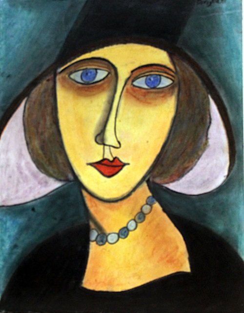 Dora Farm 1910' - Pastel - Amadeo Modigliani (1 of 3)