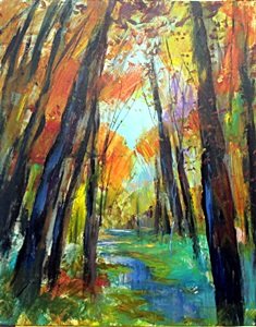 Original Oil Painting on Canvas by Michael Schofield: Original, Untitled, Oil Painting on Canvas, Double Signed, Hand Signed by the artist Michael Schofield, Size 30" x 24" In.Overall Condition: Excellent, Item comes on Stretcher Bars unless requested to