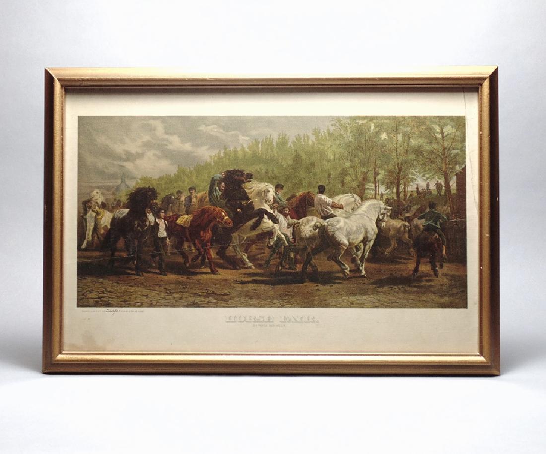 Rosa Bonheur's "Horse Fair", litho, 1887 (1 of 4)